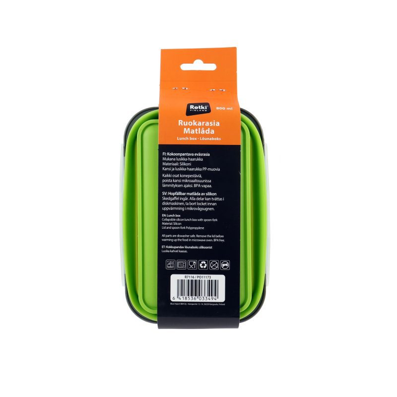 Lunch box 800ml, lime - Image 6
