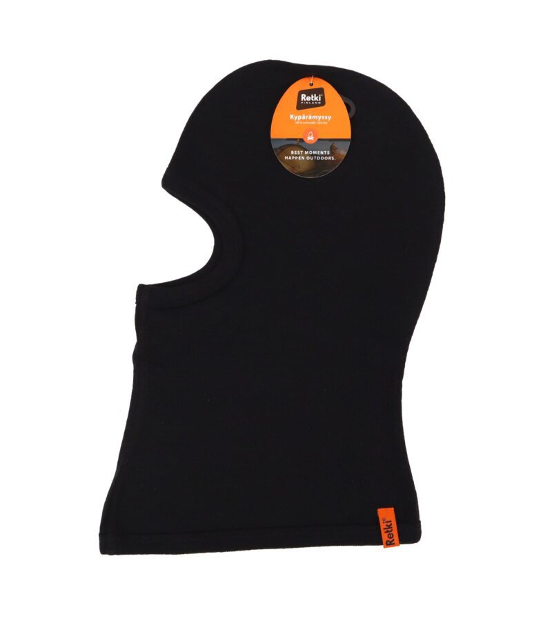 Hjälmkeps merino one size svart