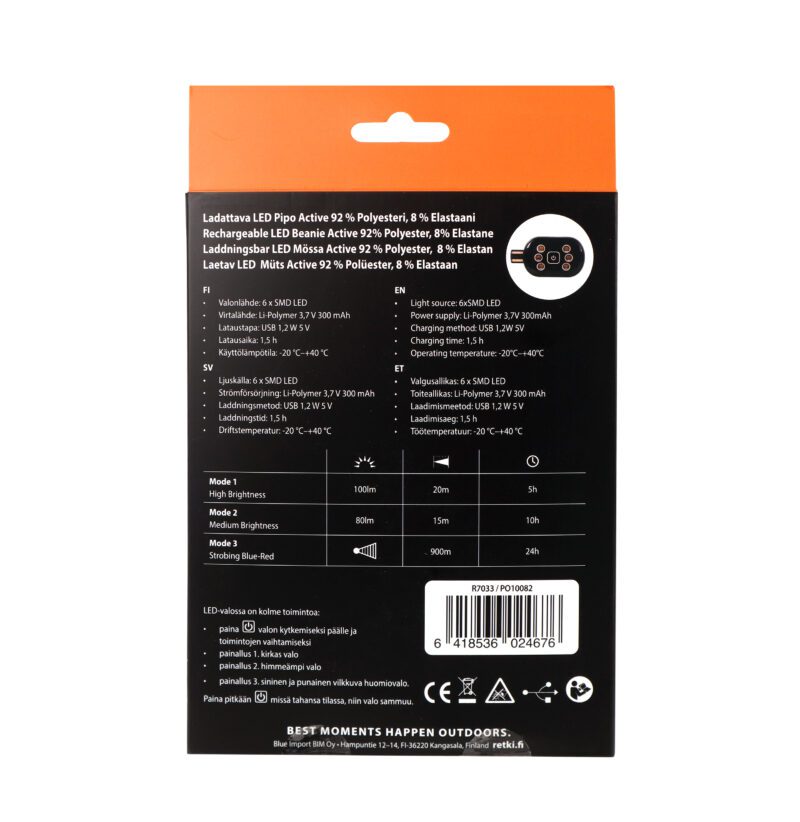 Pipo Active SMD LED, black - Image 5